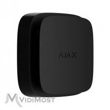 Бездротовий димовий сповіщувач зі звуковим оповіщенням Ajax EN54 FireProtect (Smoke/Sounder) Jeweller Black